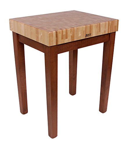 John Boos American Heritage Chef's Block Prep Table Barn Red