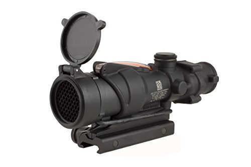 Trijicon ACOG 4x32 BAC Rifle Optic with Red Chevron Reticle Red