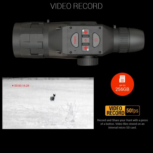 ATN OTS 4T 640 Thermal Smart HD Monocular 4-40x Black