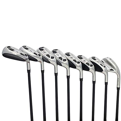 Powerbilt Men's Golf EX-550 Hybrid Iron Set Black