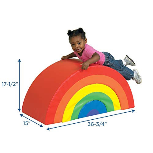 Children's Factory Rainbow Arch Climber Soft Playset Rainbow