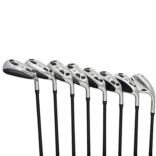 Powerbilt Men’s Golf EX-550 Hybrid Iron Set Black