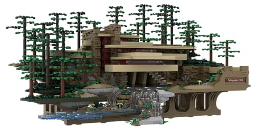 The Atom Brick Fallingwater Building Set