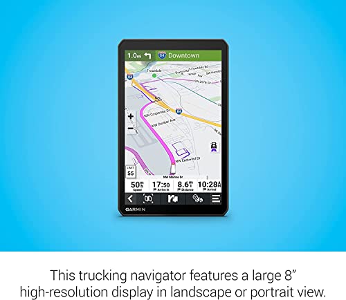 Garmin Dezl OTR810 GPS Truck Navigator 8" Black