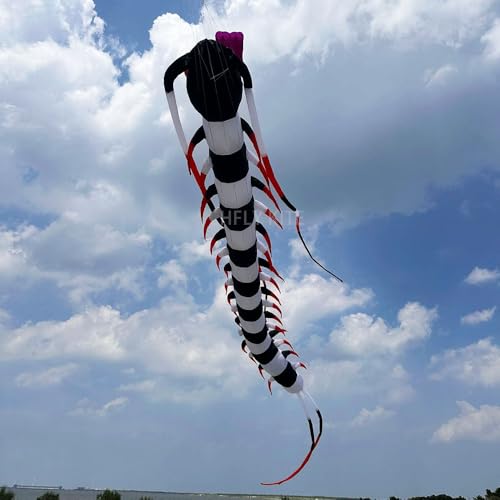 Yingfeida HFLY 59ft Large Inflatable Centipede Kite Black