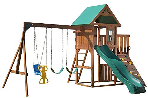 Swing-N-Slide Knightsbridge Play Set Green