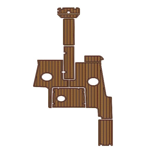 Zomanon Boat EVA Faux Teak Decking Floor Pad Compatible with 2004 Rinker Captiva 212 - Multiple Color Options
