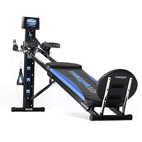 Total Gym Universal Total Body Training Home Gym Workout Machine with Squat Stand - XLS with Ab Crunch