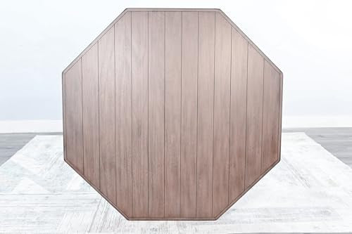 Empire USA Blaze Poker & Dining Table Set with 6 Game Chairs Alpine Grey Smokehouse