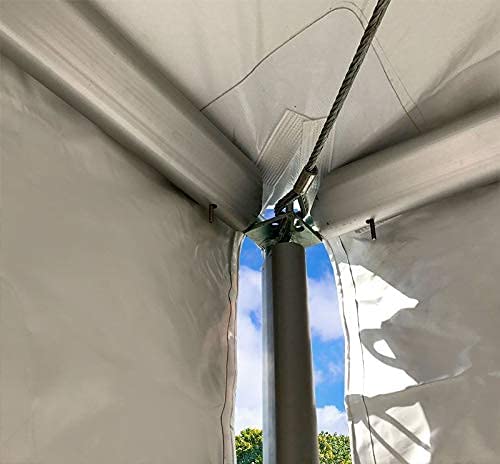 TentandTable 20' x 20' High Peak Frame Party Tent Clear