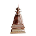 Okjew Octagonal Drum-Tower Pure Wood Model