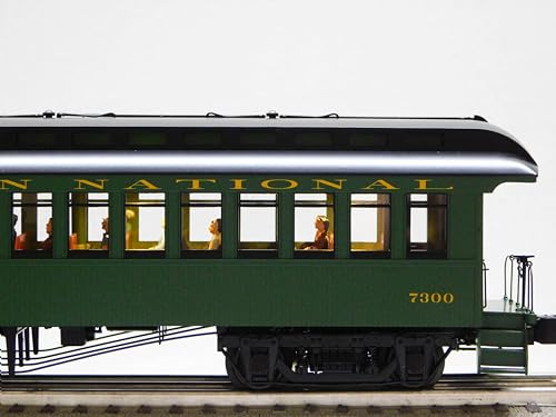 LIONEL TRAINS Canadian National Wood Passenger 2 Pack O Gauge Natural Color