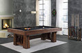 Playcraft Bull Run 8' Slate Pool Table Brown Black
