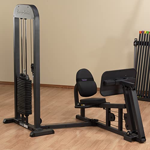 Body-Solid Leg Press Machine 210-Pound Stack Home Gym Black