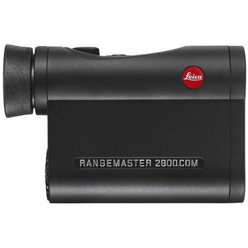 Leica 7x24 Rangemaster CRF 2800.COM Laser Rangefinder Red Bundle with Lens Cleaning Kit