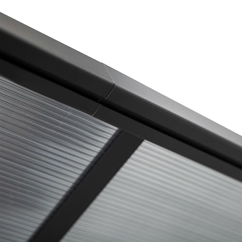 Outsunny 14.5' x 10' Outdoor Polycarbonate Pergola Gray