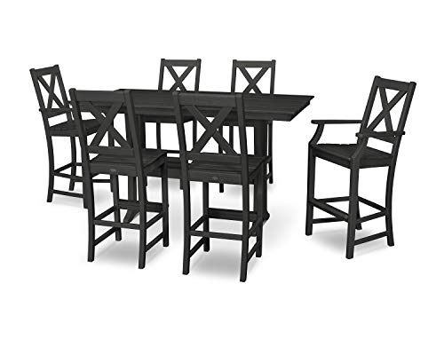 Polywood Braxton Bar Set Black