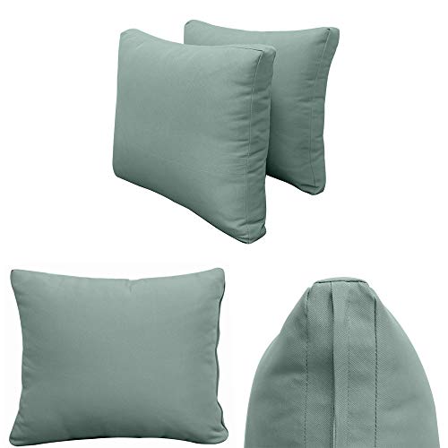 Prolinemax Full Size 5PC Outdoor Daybed Cushion Set with Bolster Pillow Green