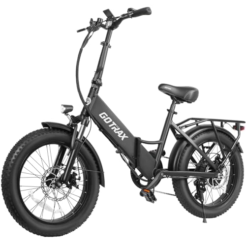 Gotrax F2 20" Folding Electric Bike Black Large