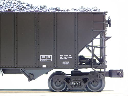 Lionel Burlington Northern 100 TON Hopper 2 Pack O Gauge Black