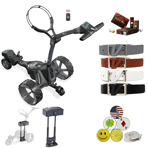 AMBA7 Motocaddy M7 GPS Touchscreen Electric Cart Bundle Black