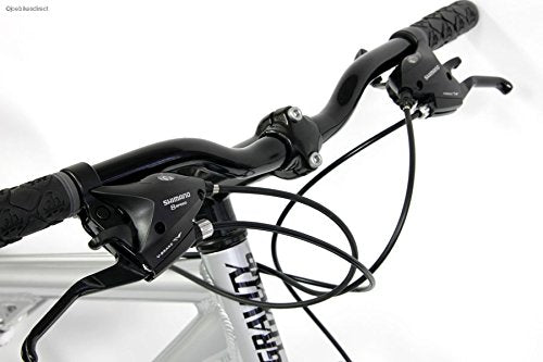 Gravity 2025 FSX 2.0 Dual Suspension Mountain Bike Matt Black with Green Wheels 17inch