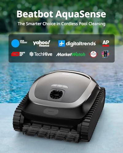 Beatbot AquaSense Cordless Robotic Pool Vacuum Ice Gray