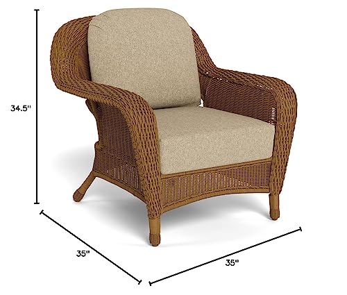 Tortuga Outdoor Sea Pines Wicker Chair and Ottoman Bundle Mojave