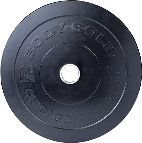 Body-Solid Chicago Extreme Bumper Plate Black