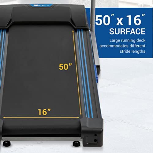 XTERRA Fitness TR Folding Treadmill 250 LB Weight Capacity Black