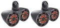 KICKER Dual 43KM654LCW 6.5" 780W Marine Wakeboard Tower Speakers with LEDs White
