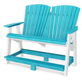 Wildridge Heritage Double High Adirondack Aruba Blue/White