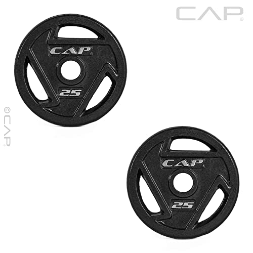 CAP Barbell Starter Olympic Weight Set 105lbs, Set with Plates and Bar