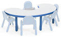 Angeles Baseline Kidney Activity Table 24"H Royal Blue