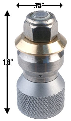 Schieffer Co. Sewer Jetter Hose & 4 Nozzles 3/8in x 250ft 4400 PSI Stainless Steel