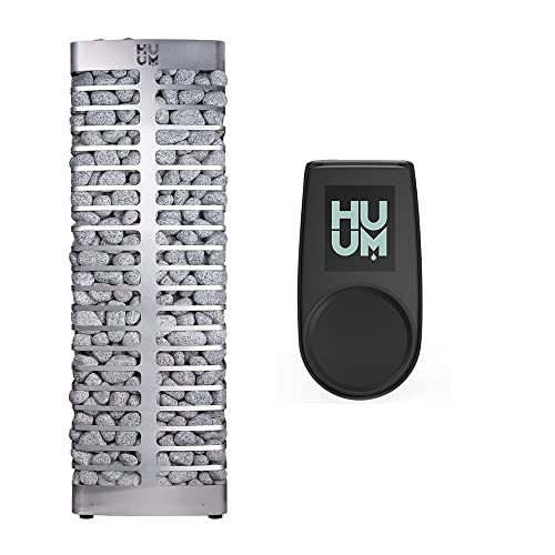 HUUM Steel 10.5 kW Sauna Heater with UKU WiFi Control (Black)