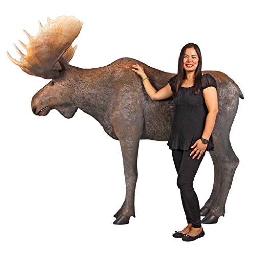 Design Toscano North American Majestic Moose Full Scale Animal Statue Full Color