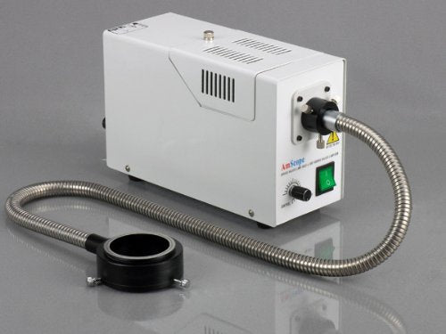 AmScope 150W Fiber Optic Microscope Light Illuminator