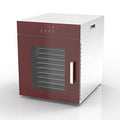 Kolice 12-Tier Commercial Food Dehydrator with Digital Control Silver