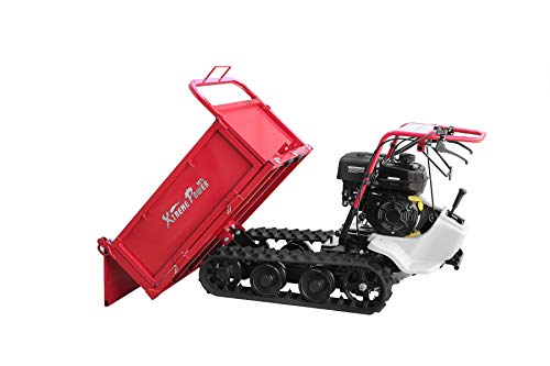XtremepowerUS 7HP Motorized Track Wheel Barrow Red/Black