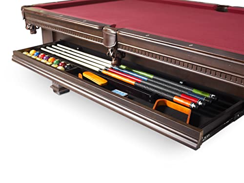 Empire USA Plank & Hide - Talbot Billiard Pool Table (w/Drawer) Mocha