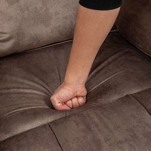 FANYE Electric Power Lift Recliner Chair with Massage and Heat Light Brown