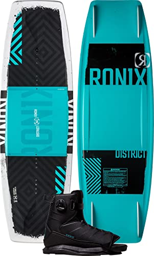 Ronix Wakeboard Package 138 - District Wakeboard w/ Anthem Boa Boot Blue
