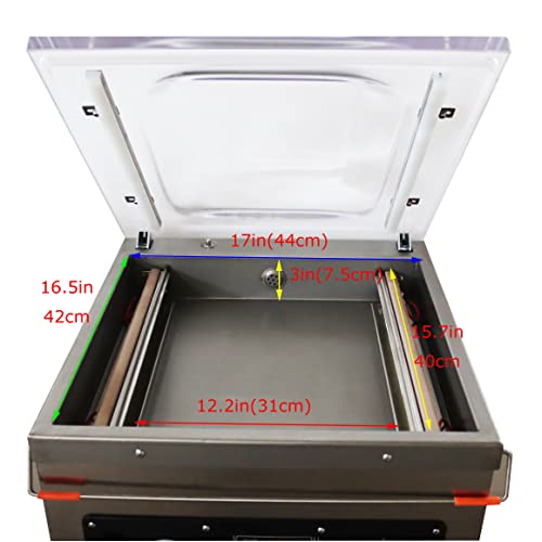 INTSUPERMAI Single Chamber Vacuum Packaging Machine 110V Off-White