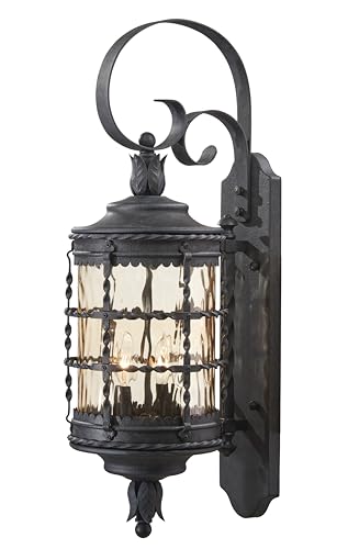 Minka Lavery The Great Outdoors Mallorca Wall Sconce 2-Light 120W Spanish Iron