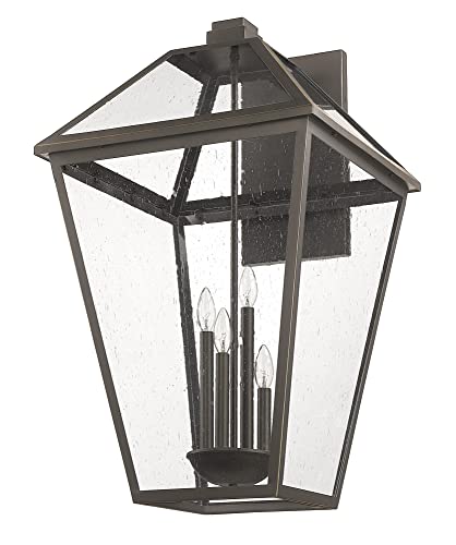 Z-Lite Talbot Outdoor Wall Sconce 4-Light 240W Oil Rubbed Bronze