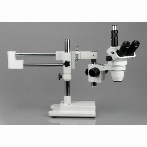 AmScope Digital Trinocular Stereo Zoom Microscope 2X-45X Magnification Clear