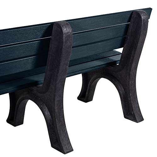 Highwood Sequoia Professional Aurora Park Bench 6 ft Federal Blue