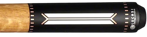 LUCASI LUX58 Billiards Pool Cue Stick Black & Rose Gold