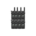 Motorola Solutions CLS1110 8 Pack Two Way Radio Walkie Talkies Black